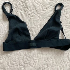 Skims Cotton Plunge Bralette